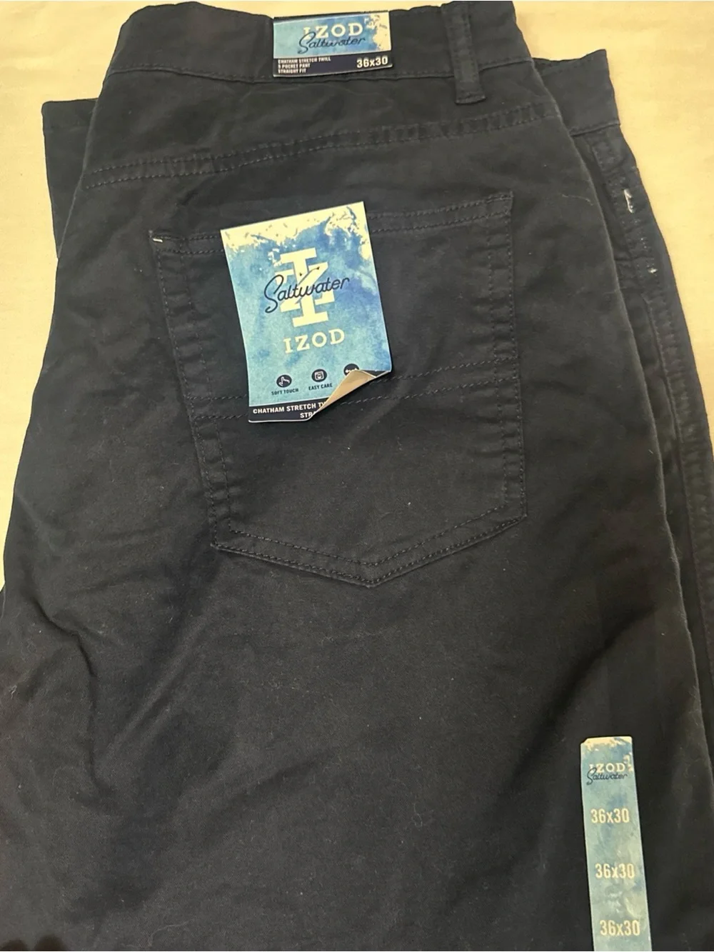 IZOD Saltwater Men’s Blue pants 36x30